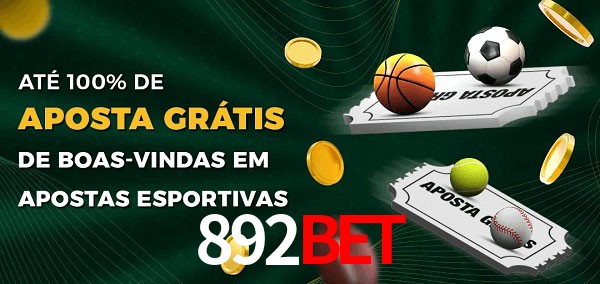 892Bet Ate 100% de Aposta Gratis